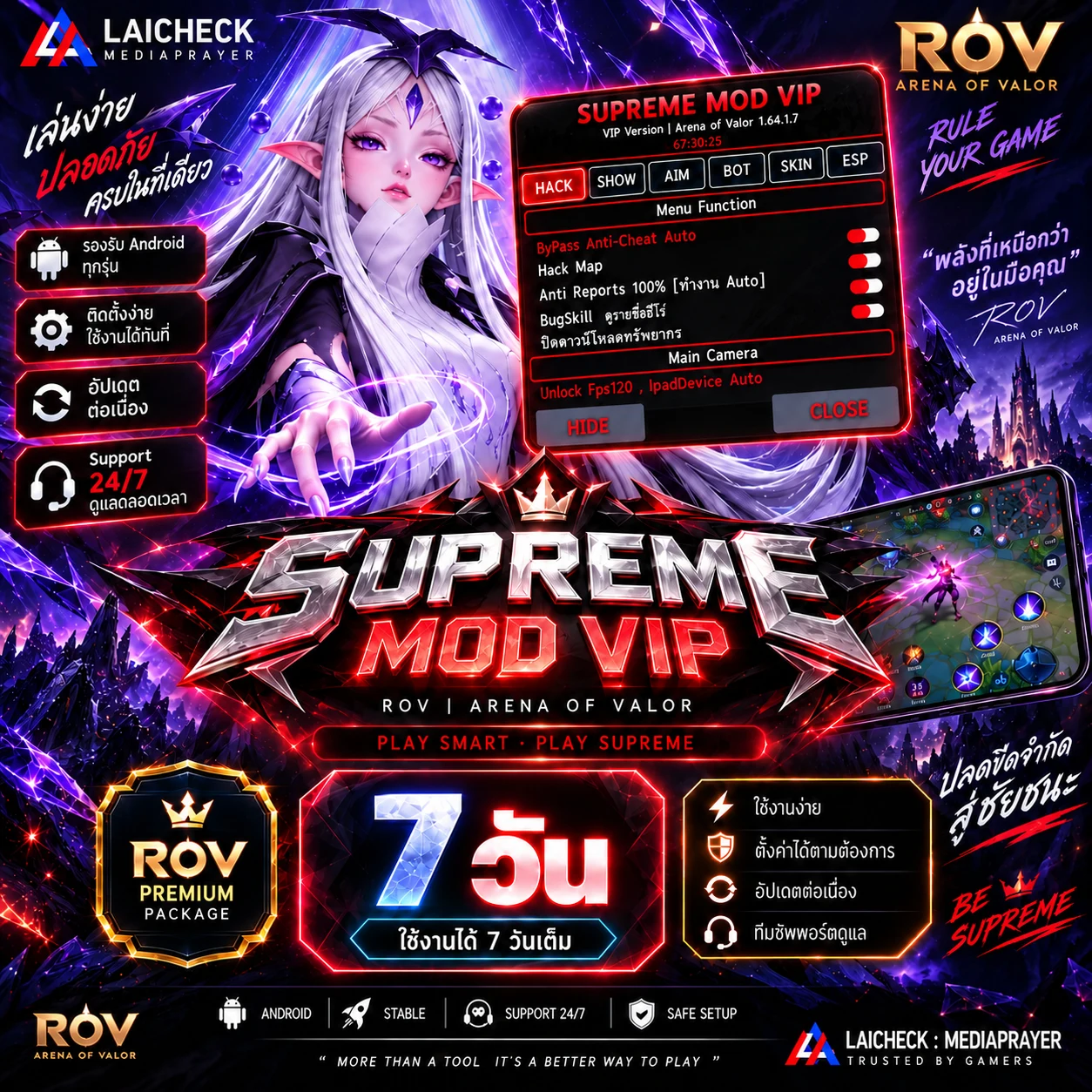 ภาพสินค้า Supreme Mod 7 day