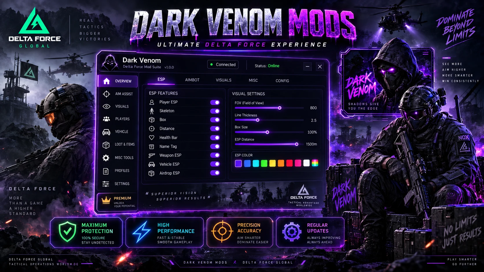 DarkVenom สำหรับ delta force